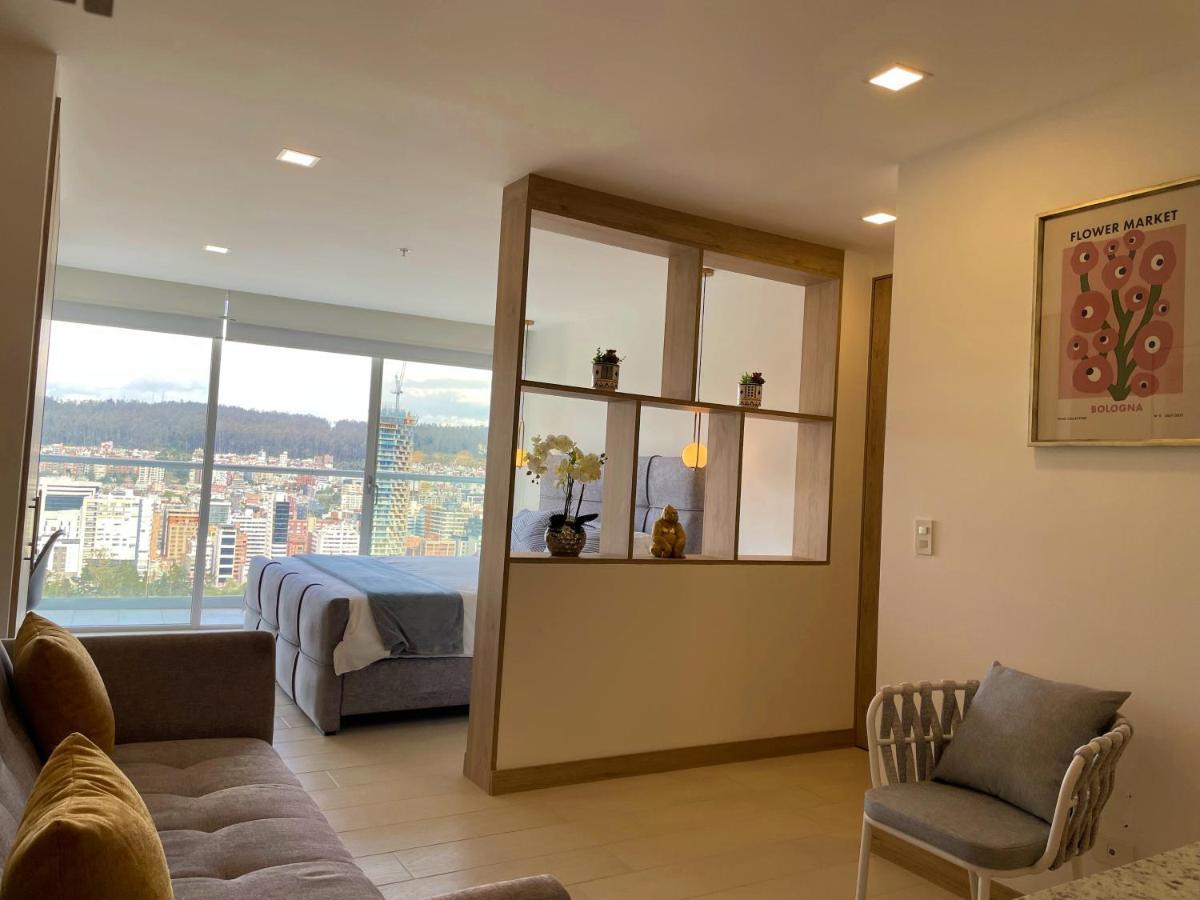 Nueva Suite-Piso 21 Vista La Carolina @One キト エクステリア 写真